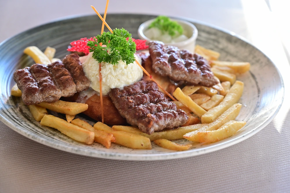 Banja Luka ćevap on plate